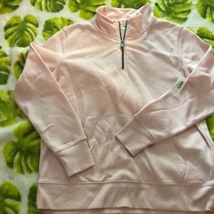 half zip sweatshirt